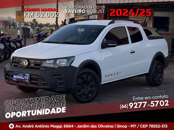 VOLKSWAGEN SAVEIRO 1.6 MSI ROBUST CD 16V FLEX 2P MANUAL